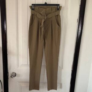 NWOT Active USA Olive-Taupe Women's Trousers with Branded Label